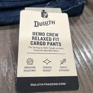Duluth demo crew relaxed for cargo pants.
